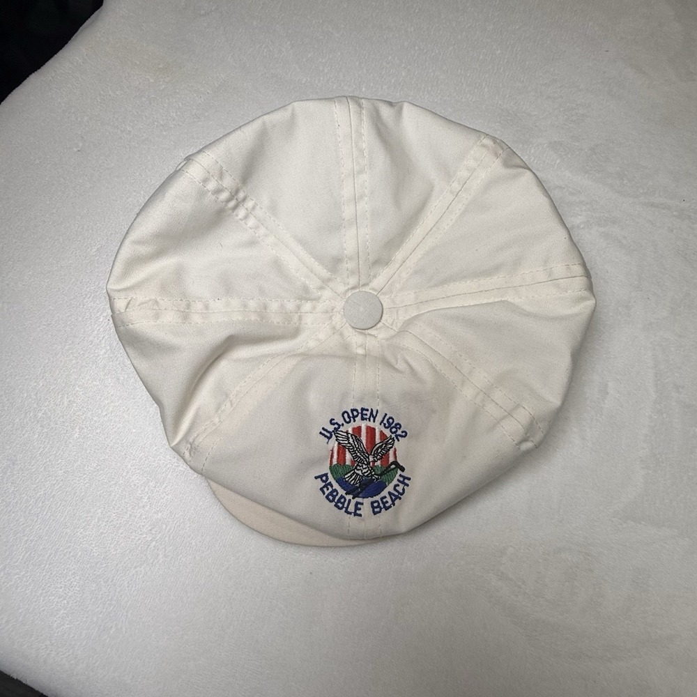 Vintage 1982 US Open Pebble Beach Golf Hat Cap Made USA Cali Fame Snapback - Picture 2 of 7